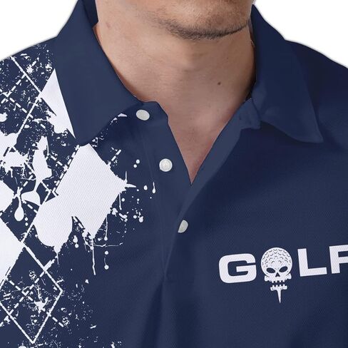 قمصان جولف للرجال من باجيمو، قمصان جولف مضحكة للرجال، قمصان جولف وطنية للرجال، قميص بولو بتصميم العلم الامريكي، هدايا الجولف للرجال in Kuwait