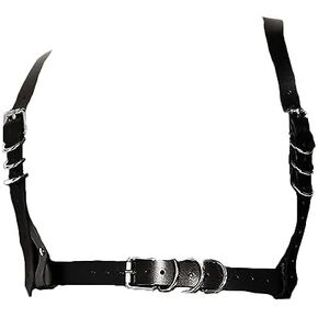 CHIRCOLS الشرير الخصر سلسلة جلدية سوداء الجسم سلسلة تسخير حزام البطن سلاسل ملهى ليلي حفلة الجسم اكسسوارات مجوهرات in Kuwait