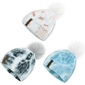 قبعة شتوية للأطفال من ViGrace مصنوعة من قماش الشنيل الدافئ مبطنة بالصوف الصناعي قبعة صغيرة للبنات والأولاد in Kuwait