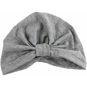 Qhome Kids Girls Stretchy Cotton Turban Dome Cap Hijab Hair Loss Cancer Head Scarves Chemotherapy Alopecia
