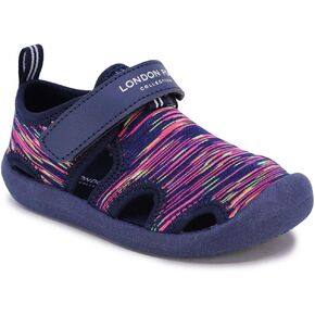 LONDON FOG Kids Toddler Corby Protective Water Shoe,Closed-Toe Sport Sandal- Unisex