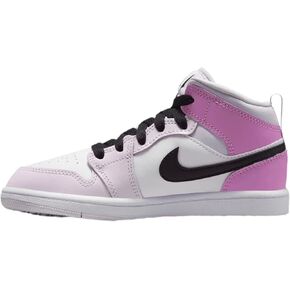 Jordan Nike Air 1 Pre School Shoes Barley Grape/Black-White DQ8424-501 in Saudi Arabia