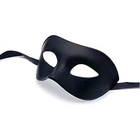 CYIWHI Masquerade Mask for Men Black Venetian Mask Mardi Gras Mask for Mascarade Ball Mardi Gras Halloween Party in Kuwait