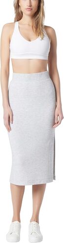 Andrew Marc Women's Stretch French Terry Midi Skirt in Saudi Arabia