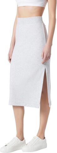 Andrew Marc Women's Stretch French Terry Midi Skirt in Saudi Arabia