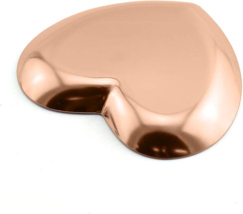 1 Piece Colorful Luxurious Metal Storage Tray Heart Shaped Jewelry Display Tray Home Decoration Serving Plate Craft For Table Organizer in Saudi Arabia