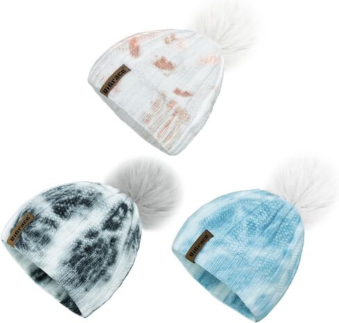 قبعة شتوية للأطفال من ViGrace مصنوعة من قماش الشنيل الدافئ مبطنة بالصوف الصناعي قبعة صغيرة للبنات والأولاد in Kuwait