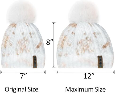 قبعة شتوية للأطفال من ViGrace مصنوعة من قماش الشنيل الدافئ مبطنة بالصوف الصناعي قبعة صغيرة للبنات والأولاد in Kuwait