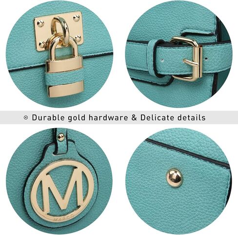 Women Handbags and Purses Fashion Satchel Tote Work Bags Top Handle Shoulder Purses with Matching Wristlet in Saudi Arabia