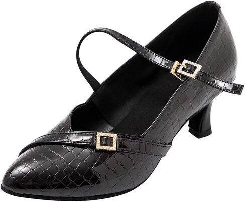 ARCLIBER Ballroom Dance Shoes for Women Charater Shoes Low Heel Dancing Shoes for Latin Salsa in Kuwait