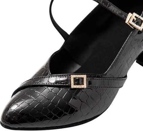 ARCLIBER Ballroom Dance Shoes for Women Charater Shoes Low Heel Dancing Shoes for Latin Salsa in Kuwait