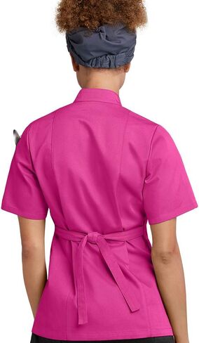 Women's Chef Coat with Knotted Cloth Buttons in Kuwait