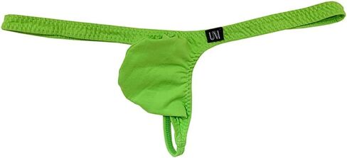 ملابس داخلية رجالية منخفضة الخصر من القطن بلون واحد على شكل حرف T من الخلف ملابس داخلية منتفخة على شكل حرف G ملابس داخلية ثونج in Kuwait