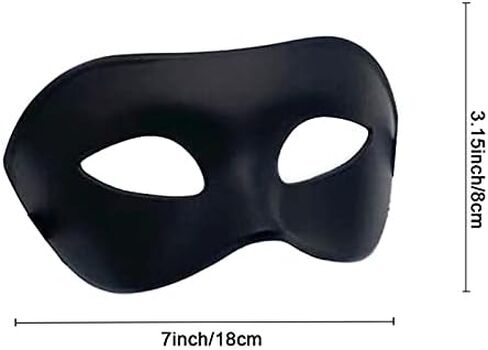 CYIWHI Masquerade Mask for Men Black Venetian Mask Mardi Gras Mask for Mascarade Ball Mardi Gras Halloween Party in Kuwait