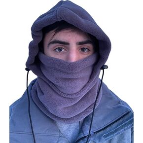 قناع وجه كامل من الصوف الصناعي الكل في واحد بولارتيك للأنشطة في الشتاء والتزلج والتنزه في الطبيعة الثلج تنفخ الصيد والمشي in Saudi Arabia