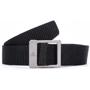 تاكراي حزام خصر تكتيكي للرجال من قماش النايلون جيد التهوية مع مشبك من التيتانيوم، اسود، مقاس واحد (120 سم), أسود, Free Size（120cm） in Kuwait