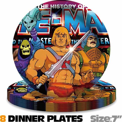 N09800-DXRC ماسترز اوف ذا يونيفرس لوازم الحفلات لوحات زينة كعكة عيد الميلاد لافتة ديكور بالونات خلفية in Kuwait