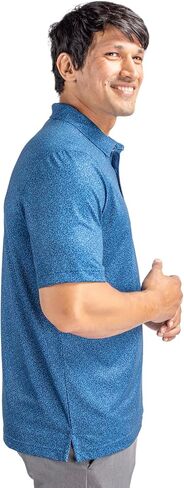 Cutter & Buck Men's Pike Micro Floral Print Polo in Saudi Arabia