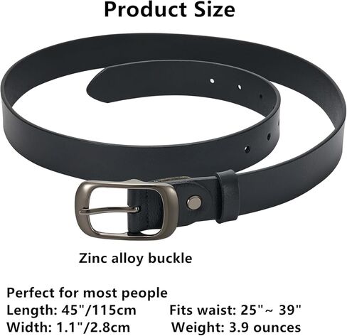 3 Packs Fashion Leather Belts for Women Ginwee Ladies Waist Belt for Jeans Dresses Pants with Classic Pin Buckle in Kuwait