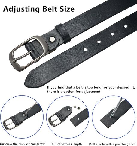 3 Packs Fashion Leather Belts for Women Ginwee Ladies Waist Belt for Jeans Dresses Pants with Classic Pin Buckle in Kuwait