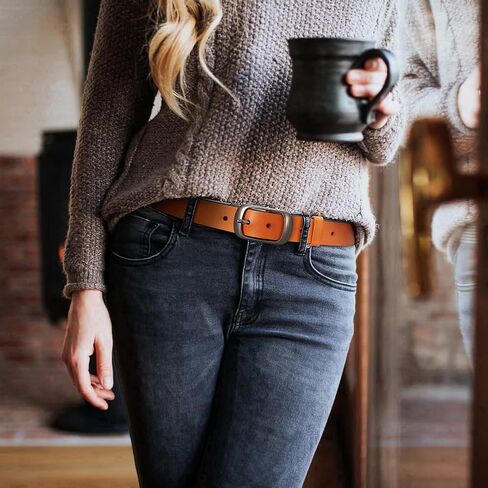 3 Packs Fashion Leather Belts for Women Ginwee Ladies Waist Belt for Jeans Dresses Pants with Classic Pin Buckle in Kuwait