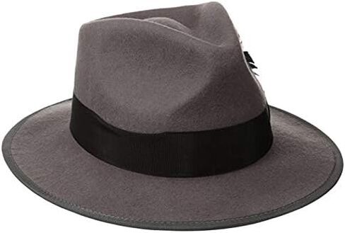 Scala Classico Men's Wool Felt Snap Brim Fedora in Kuwait