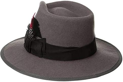 Scala Classico Men's Wool Felt Snap Brim Fedora in Kuwait