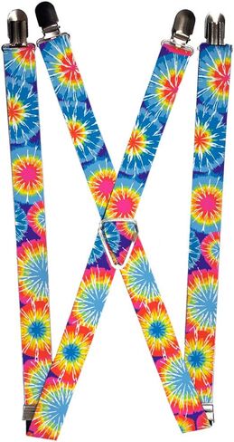 Buckle-Down Unisex-Adult's Suspender-Tie Dye in Saudi Arabia