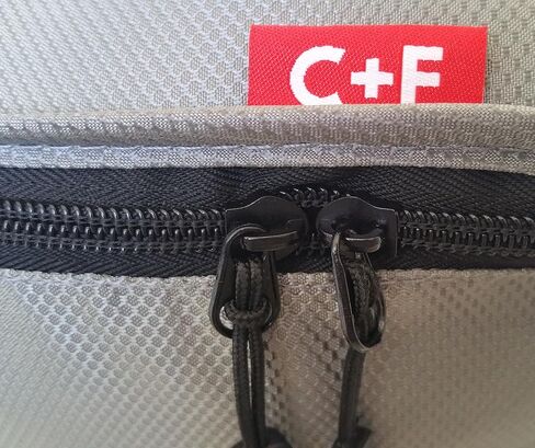 مكعبات تعبئة رفيعة C+F - تناسب الجينز والسترات - مجموعة مكعبات تعبئة خفيفة الوزن للسفر - مجموعة قيمة للسفر، أزرق مائي (مجموعة من 3 قطع) in Saudi Arabia