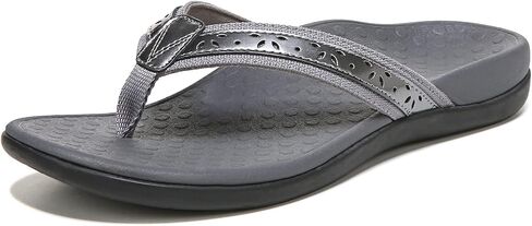 شباشب من Vionic Women's Islander Flip Flops، لون بيج (فلين ذهبي) in Saudi Arabia