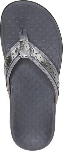 شباشب من Vionic Women's Islander Flip Flops، لون بيج (فلين ذهبي) in Saudi Arabia