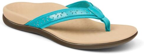 شباشب من Vionic Women's Islander Flip Flops، لون بيج (فلين ذهبي) in Saudi Arabia