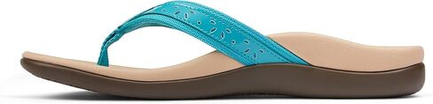 شباشب من Vionic Women's Islander Flip Flops، لون بيج (فلين ذهبي) in Saudi Arabia