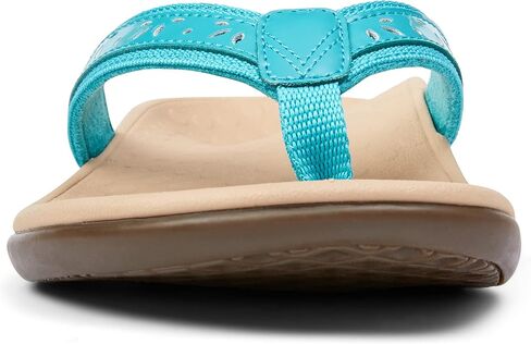 شباشب من Vionic Women's Islander Flip Flops، لون بيج (فلين ذهبي) in Saudi Arabia