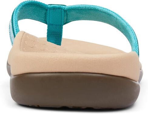 شباشب من Vionic Women's Islander Flip Flops، لون بيج (فلين ذهبي) in Saudi Arabia