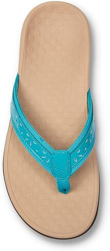 شباشب من Vionic Women's Islander Flip Flops، لون بيج (فلين ذهبي) in Saudi Arabia