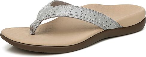 شباشب من Vionic Women's Islander Flip Flops، لون بيج (فلين ذهبي) in Kuwait