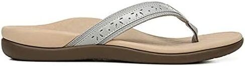 شباشب من Vionic Women's Islander Flip Flops، لون بيج (فلين ذهبي) in Kuwait