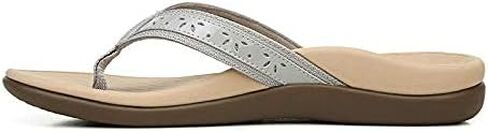 شباشب من Vionic Women's Islander Flip Flops، لون بيج (فلين ذهبي) in Kuwait
