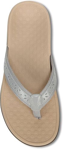 شباشب من Vionic Women's Islander Flip Flops، لون بيج (فلين ذهبي) in Kuwait