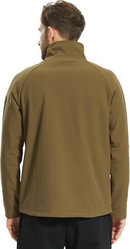 سترات المطر ALPHA CAMP Softshell للرجال سترات مقاومة للماء وخفيفة الوزن ومعاطف المطر in Kuwait