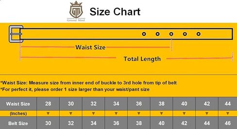 حزام الجولف المصنوع من الجلد السويدي الأصلي للرجال من Ground Mind in Kuwait