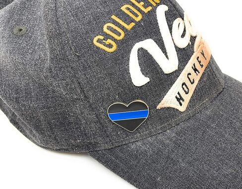 Funiverse Bulk 20 Pack Thin Blue Line Heart Police Appreciation Lapel Tie Pin in Saudi Arabia