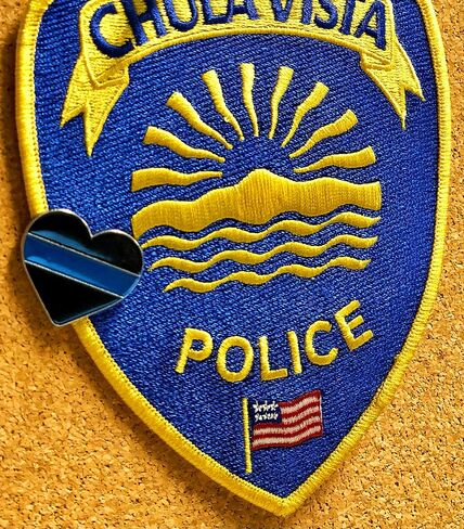 Funiverse Bulk 20 Pack Thin Blue Line Heart Police Appreciation Lapel Tie Pin in Saudi Arabia