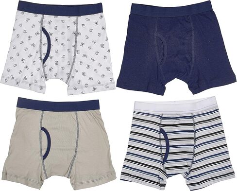 Trimfit Boys' 100 Percent Cotton Tagless Boxer Briefs 4-Pack in Saudi Arabia