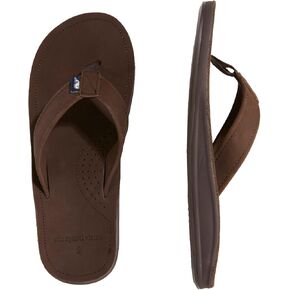 vineyard vines Men's Contoured Leather Flip Flop in Saudi Arabia