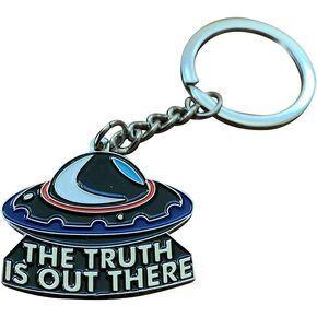 برايم كرياشنز سلسلة مفاتيح بتصميم كائن فضائي، سلسلة مفاتيح مجسمة «The Truth is Out There»، سلسلة مفاتيح لطيفة للصديقة او الصديق، سلسلة مفاتيح مضحكة للنساء، متعددة الالوان، مقاس واحد in Kuwait