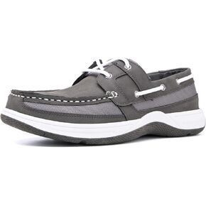 Brown Oak Mens Casual Memory Foam Comfort Slip on Boat Shoes