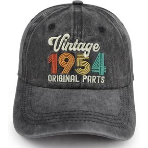 90th 80th 70th 60th 50th 40th 30th Birthday Gifts for Men Women, Vintage 1934 1944 1954 1964 1974 1984 1994 Hat