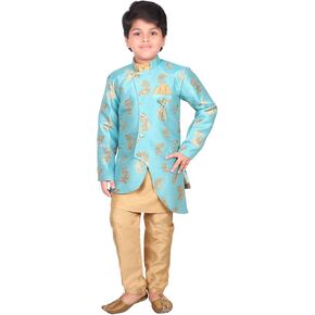 طقم ملابس تقليدية للأطفال من AHHAAAAA، كورتا وبيجامة إندو غربية للأولاد in Kuwait